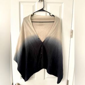 Women’s Poncho wrap ombre
